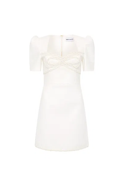 Rebecca Vallance Clarisse Mini Dress In White