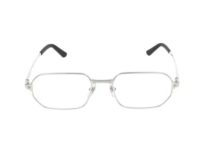 Cartier Eyeglasses In Silver Silver Transparent