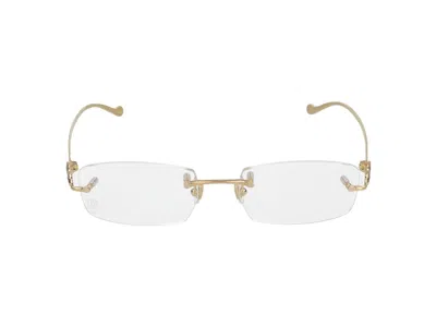 Cartier Eyeglasses In Gold Gold Transparent