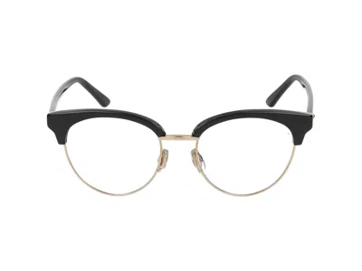 Dior Eyeglasses In Gold Black