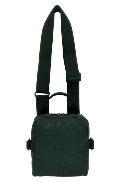 Burberry Check Shoulder Strap In Green