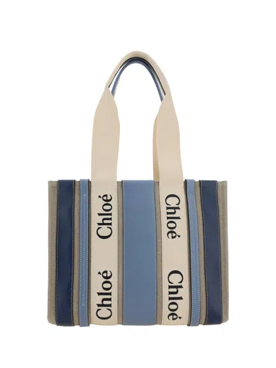 Chloé Woody Handbag In Multicolor