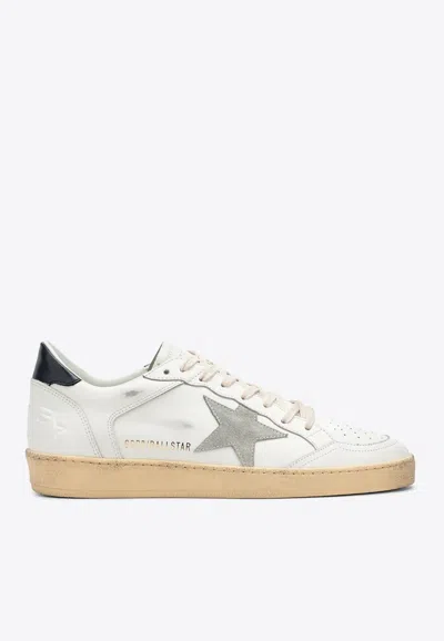 Golden Goose Db Ball Star Low-top Vintage Trainers In White