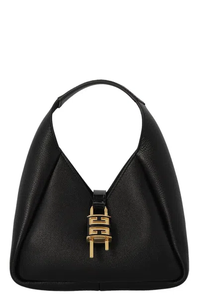 Givenchy Black Leather G-hobo Handbag Black  Donna Tu