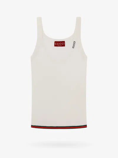 Gucci Tank Top In White