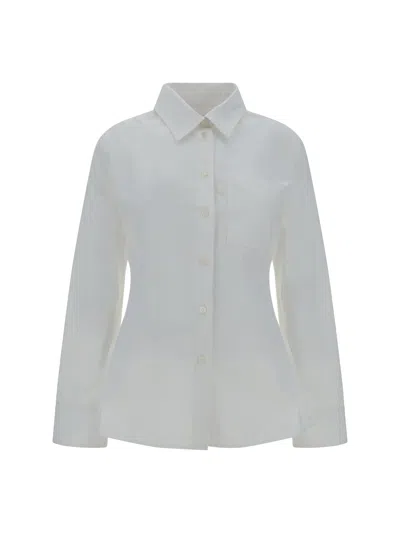 Jacquemus Women La Chemise De Costume Shirt In White