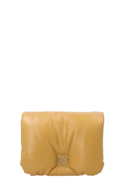 Loewe Women 'goya Puffer' Crossbody Bag In Cream