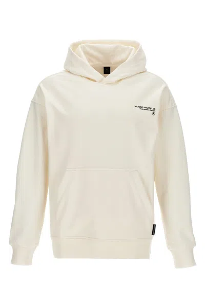 Moose Knuckles Deschamps Hoodie In White