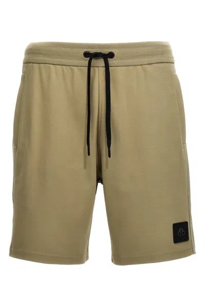 Moose Knuckles Perido Bermuda Shorts In Green