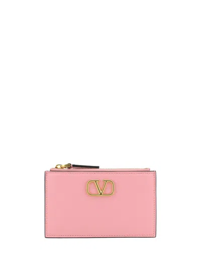 Valentino Garavani Vlogo Card Holder In Multicolor