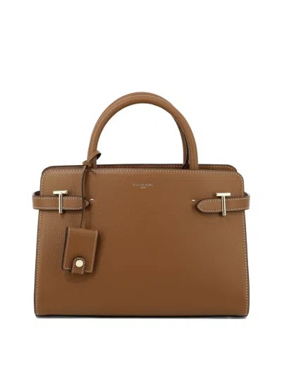 Le Tanneur "emilie" Handbag In Brown