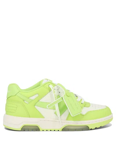 Off-white Off White "out Of Office" Sneakers In Green