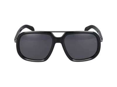 Eyewear By David Beckham Sunglasses In Black Dark Ruthenium