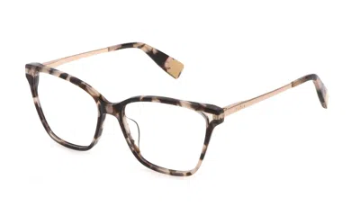 Furla Eyeglasses In Havana Brown/pink