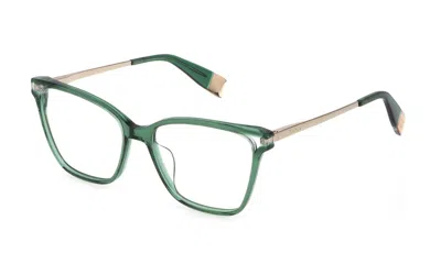Furla Eyeglasses In Green Transparent Glossy