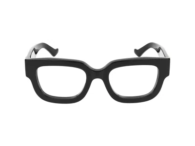 Gucci Eyeglasses In Black Black Transparent