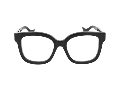 Gucci Eyeglasses In Black Black Transparent