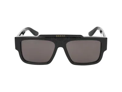 Gucci Sunglasses In Black Black Grey