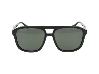 Gucci Sunglasses In Black Black Grey