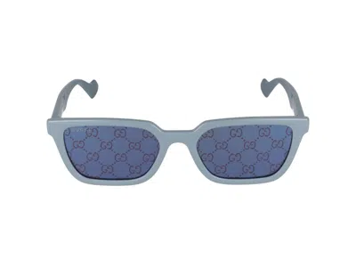 Gucci Sunglasses In Light Blue Light Blue Violet