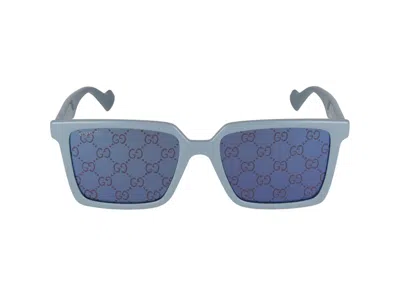 Gucci Sunglasses In Light Blue Light Blue Violet