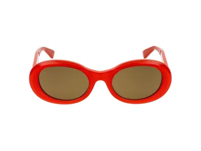 Gucci Sunglasses In Orange Orange Brown