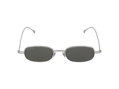Gucci Sunglasses In Silver Silver Grey