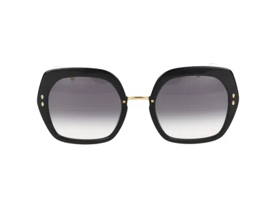 Isabel Marant Sunglasses In Black Gold