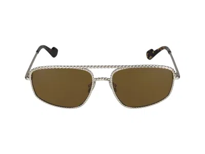 Lanvin Sunglasses In Gold/khaki