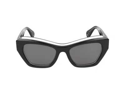 Lanvin Sunglasses In Black/crystal