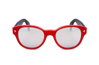 Lozza Sunglasses In Red Multilayer