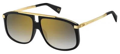 Marc Jacobs Sunglasses In Black Gold