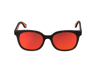 Marc Jacobs Eyewear Square Frame Sunglassses In Havana Orange