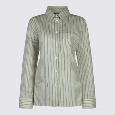 Jacquemus Shirts In Jacd Bus. Lg Sp Green/bei