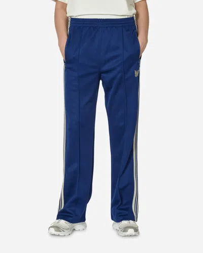 Needles Poly Smooth Track Trousers Royal In Blue