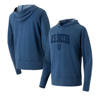 Concepts Sport Navy Uswnt Volley Hoodie Long Sleeve T-shirt