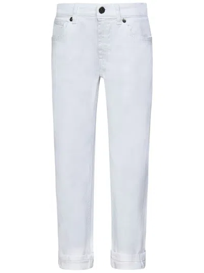 Dondup Kids Jeans In White