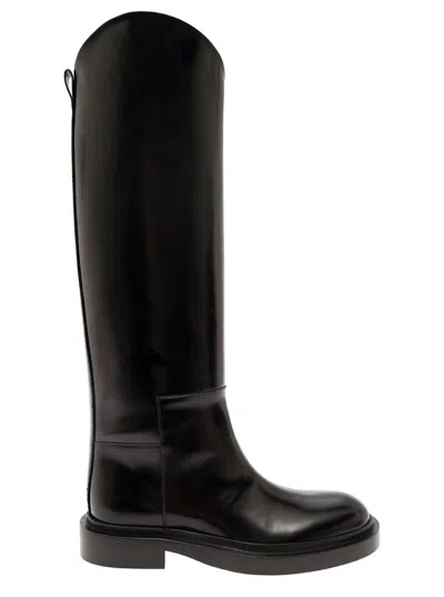 Jil Sander Boots In Black