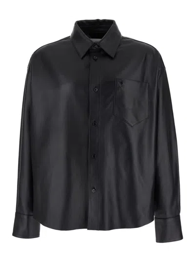 Ami Alexandre Mattiussi Boxy Fit Shirt In Black