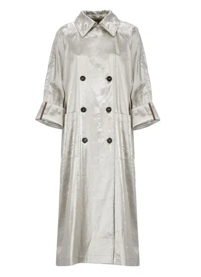 Brunello Cucinelli Coats Silver