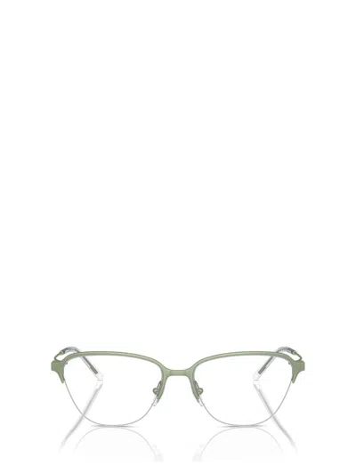 Emporio Armani Eyeglasses In Metal Green
