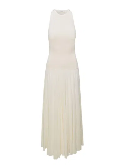 Philosophy Di Lorenzo Serafini Knit Sleeveless Dress In White