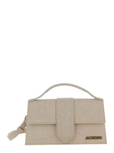 Jacquemus Le Grand Bambino Bag In Dark_beige