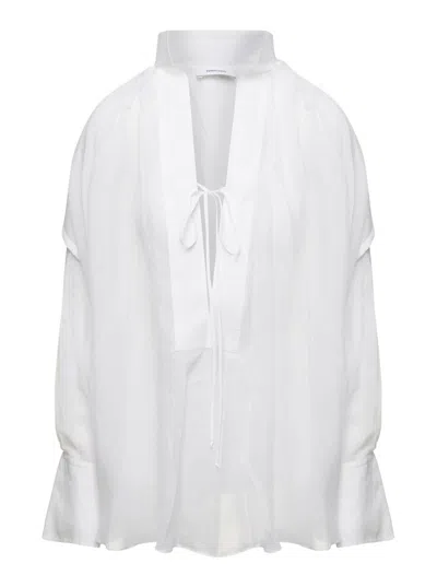 Ferragamo Look57 Shirt In White