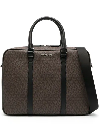 Michael Kors Commuter Briefcase Bags In Brown