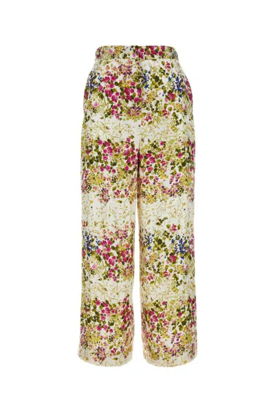 Mm Studio Trousers In Floral