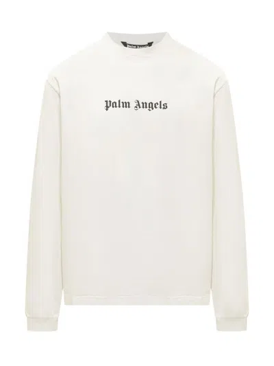 Palm Angels T-shirt With Logo In White