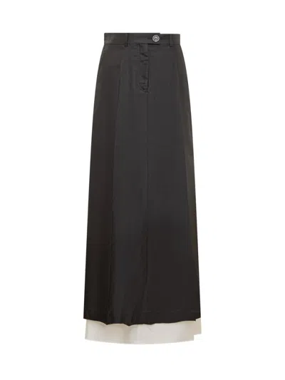 Peter Do Tailored Maxi Skirt In Black
