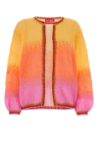 Rose Carmine Knitwear In Multicoloured