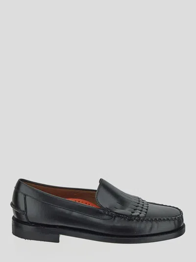 Sebago Flat Shoes In Black